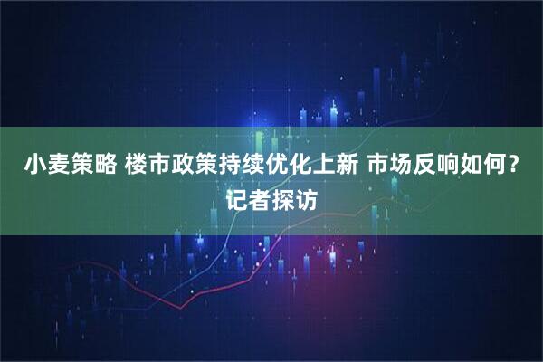 小麦策略 楼市政策持续优化上新 市场反响如何？记者探访
